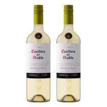 Kit Vinho Chileno Casillero Del Diablo Sauvignon Blanc - 2 Garrafas