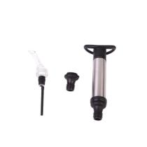 Kit Vinho com Bomba a Vácuo e Aerador em Aço Inox Kenya Preto