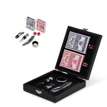 Kit Vinho com Jogo de Baralho Premiun