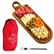 Kit Vinho Cooler Gel Bastão Aerador Tábua de Frios 3 Peças Kit Vinho Cooler Gel Bastão Aerador Tábua de Frios 3 Peças