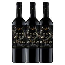 Kit Vinho Diablo Cabernet Sauvignon Black 750ml 3uni