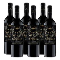 Kit Vinho Diablo Cabernet Sauvignon Black 750ml 6 Uni