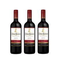Kit Vinho Dom Bosco Tinto Suave 750ml 3 unidades Kit Vinho Dom Bosco Tinto Suave 750ml 3 unidades