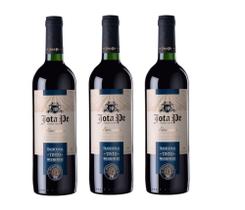 Kit Vinho Jota Pe Tradicional Tinto Seco 750ml 3 unidades
