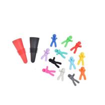 Kit Vinho marcador de taça Silicone tampa vinho