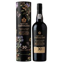 Kit vinho porto quinta das carvalhas 30 anos c/estojo 750ml