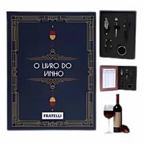 Kit Vinho Premium 5 Peças Presenteie com Elegância e Conserve Seu Vinho como um Sommelier Profissional