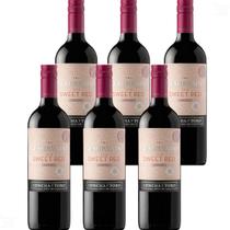 Kit Vinho Reservado Sweet Red Concha Y Toro 750ml Com 6