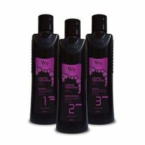 Kit Vinho Terapia Profissional 3 passos Wu Cosmetic