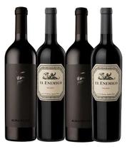 Kit Vinho Tinto 2 Alma Negra Mistério e 2 El Enemigo Malbec