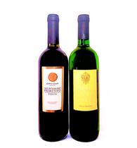 Kit Vinho Tinto Italiano Primitivo 750ml e Vinho Branco Italiano Malvasia 750ml