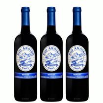 Kit Vinho Tinto Merlot Rio Andino Chileno 750ml 3Un