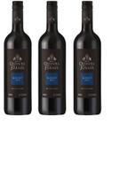 Kit Vinho Tinto Quinta Jubair Bordô Seco 750ml 3 unidades