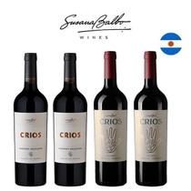 Kit Vinhos Argentinos Crios Malbec e Cabernet Sauvignon