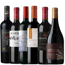 Kit Vinhos Tinto Viagem ao Chile com 6 garrafas
