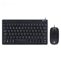 Kit Vinik Teclado Compacto Mini Chocolate + Mouse Corp Flat, USB, ABNT2/1200DPI, Preto - DC120