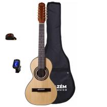 Kit Viola Caipira Cinturada Rozini RV154.AC.F.I Acústico Fosco Imbuia