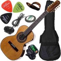 Kit Viola Eletroacústica Rozini Caipira Cinturada Rv154