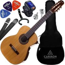 Kit Violão 7 Cordas Rozini RX207 ACNI Acústico Nylon Vx04