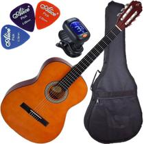 Kit Violão Acústico Nylon N14 Giannini Com Capa + Acessórios