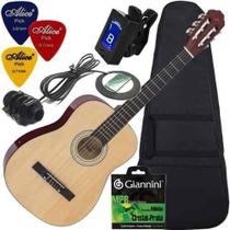 Kit Violão Clássico Eletroacústico Nylon Vca103 Nt Vogga