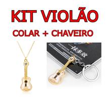 Kit Violão Colar + Chaveiro Kit Violão Colar + Chaveiro
