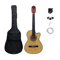 Kit Violão Cutaway Tivoli Afinador Capa Palheta Cordas Extra