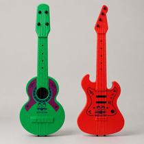 Kit Violão e Guitarra de Brinquedo Plástico Dutati Kit Violão e Guitarra de Brinquedo Plástico Dutati
