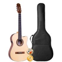 Kit Violão Elétrico Nylon Rozini Profissional Rx515 Capa