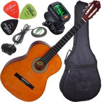 Kit Violão Eletroacústico Nylon C/ Captador N14 Nt Giannini