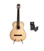 Kit Violão Land Acústico Nylon Natural Ln-39 Na + Afinador