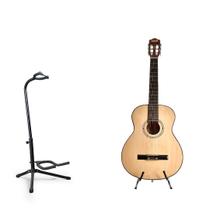 Kit Violão Land Acústico Nylon Natural+Suporte De Chão Pec20