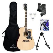 Kit Violão Michael VM925DTC ST Aço Capa/Suporte/Acessórios