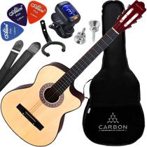 Kit Violão Nylon Austin MAG6N Blackwood 39 com Cutaway Natural Vx04