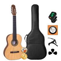 Kit Violão Nylon Estudante 7 Cordas Rozini Rx207 Completo