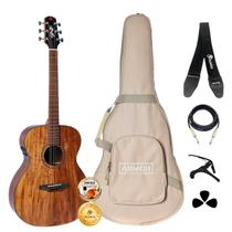 Kit Violão Profissional Seizi Supreme Fuji Mirai Koa Completo