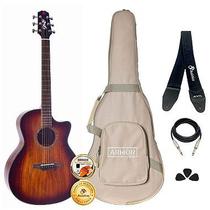 Kit Violão Seizi Supreme Ryu Cutaway Koa Burst Completo