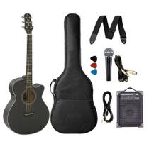 Kit Violão Strinberg Sa200 + Caixa De Som E Acessórios