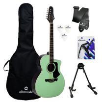 Kit Violão Tagima Rio Negro Green Capa/Suporte/Acessórios