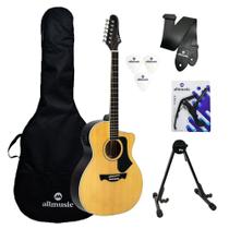 Kit Violão Tagima Rio Negro Natural Capa/Suporte/Acessórios