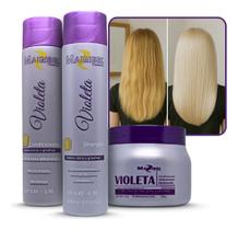 Kit Violeta Mairibel Desamarelador Matizante Loiro - Shampoo, Condicionador e Máscara 500g Kit Violeta Mairibel Desamarelador Matizante Loiro - Shampoo, Condicionador e Máscara 500g