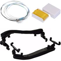 Kit Violino 3/4 4/4 MARINOS Breu Redondo Italiano, Encordoamento PRELUDIO A703 e Espaleira Regulável