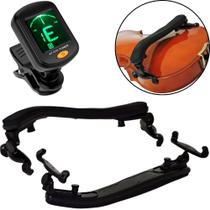 Kit Violino 3/4 4/4 MARINOS Espaleira Ajustável e Afinador Cromático Digital Aroma MT-01A com Visor LCD Kit Violino 3/4 4/4 MARINOS Espaleira Ajustável e Afinador Cromático Digital Aroma MT-01A com Visor LCD