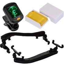 Kit Violino 4/4 (Afinador + Breu + Espaleira)