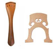 Kit Violoncelo-Estandarte e Cavalete de Madeira Paganini Kit Violoncelo-Estandarte e Cavalete de Madeira Paganini