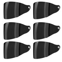 Kit Viseira Capacete Pro Tork Liberty 3 Solid - 6 Unidades