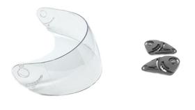 Kit Viseira Cristal + Reparo Capacete Vaz V10/V100 Antigo