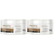 Kit Vita Derm - 2 Peeling De Laranja Limpeza Profunda Esfoliante Corporal