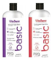 Kit Vita Derm Pro Basic Profissional - Shampoo 1 litro + Condicionador 1 Litro