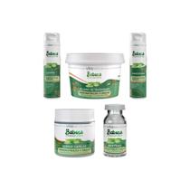 Kit Vita Seiva Babosa Shampoo+Cond+Masc+Aditivo+Verniz Cap